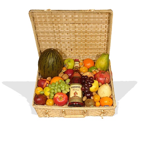 Fruit Hamper With Brandy