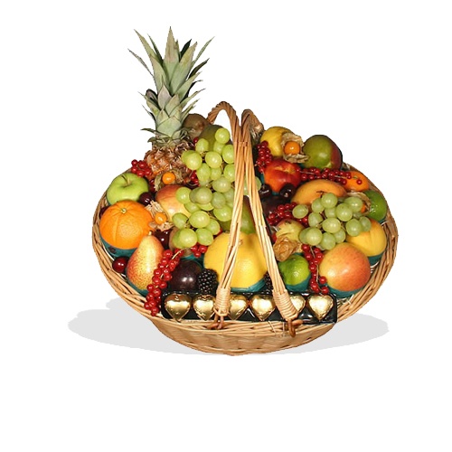 Fruit Tray with Continental Chocolates