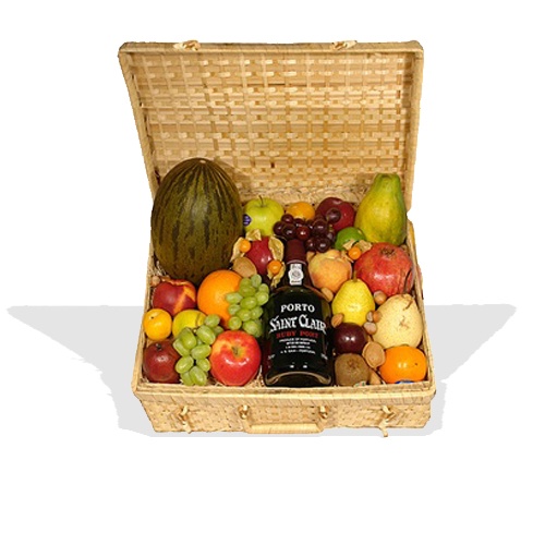 Fruit Hamper with Port