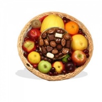 Fruit Basket with Continental Chocolates